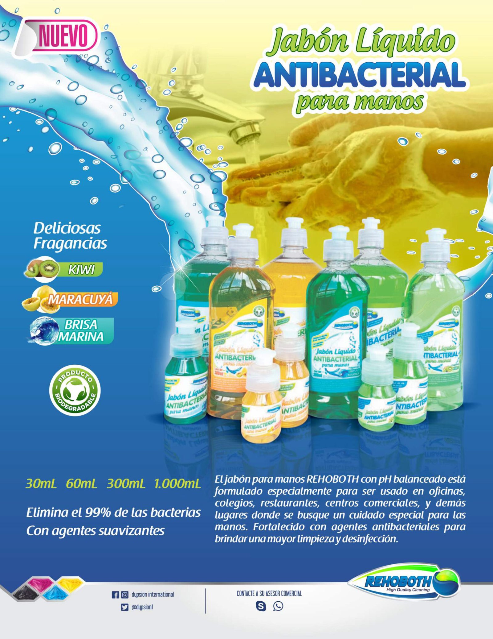Jabón Antibacterial para Manos